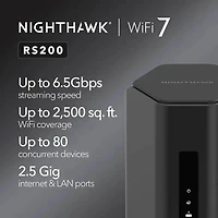 Nighthawk RS200 Dual-Band WiFi 7 Router