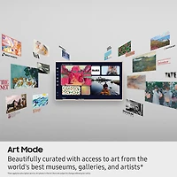  43 inch The Frame LS03F QLED 4K Smart TV Bundle – Quantum HDR, Art Mode, Slim Fit Wall Mount, Alexa Built-In w/ AUX HDMI Cable, CPS 24-Month Protection, Streaming Bundle