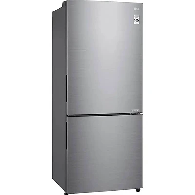 14.7 Cu. Ft. Platinum Silver Bottom Freezer Smart Refrigerator
