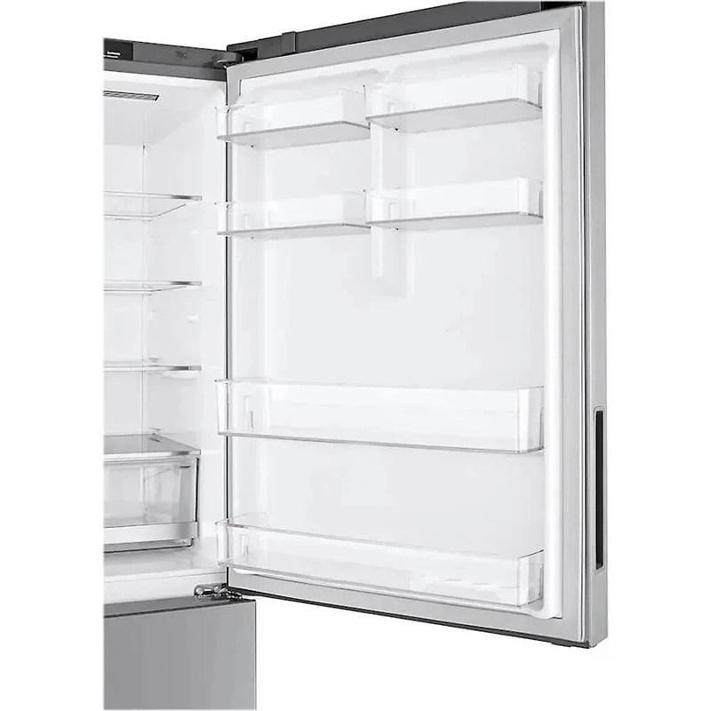 14.7 Cu. Ft. Platinum Silver Bottom Freezer Smart Refrigerator