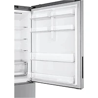 14.7 Cu. Ft. Platinum Silver Bottom Freezer Smart Refrigerator