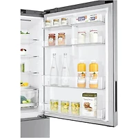 14.7 Cu. Ft. Platinum Silver Bottom Freezer Smart Refrigerator
