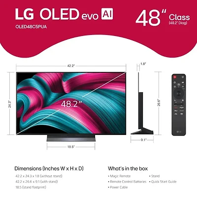 48 inch Class C5 Series 4K OLED Smart TV - OPEN BOX