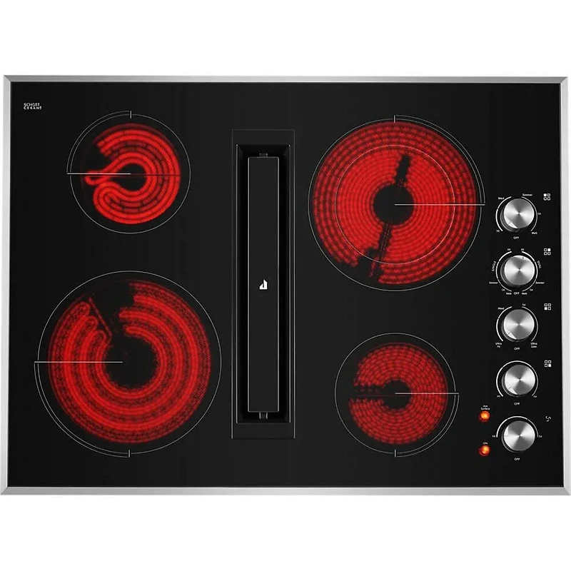 30 inch Stainless 4 Burner Electric Cooktop