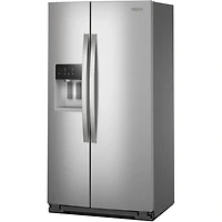 20.59 Cu. Ft. Stainless Side-by-Side Counter-Depth Freestanding Refrigerator