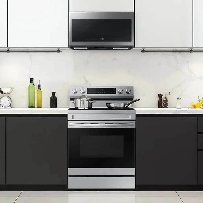 6.3 Cu. Ft. Stainless Freestanding Smart Electric Range