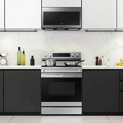 6.3 Cu. Ft. Stainless Freestanding Smart Electric Range