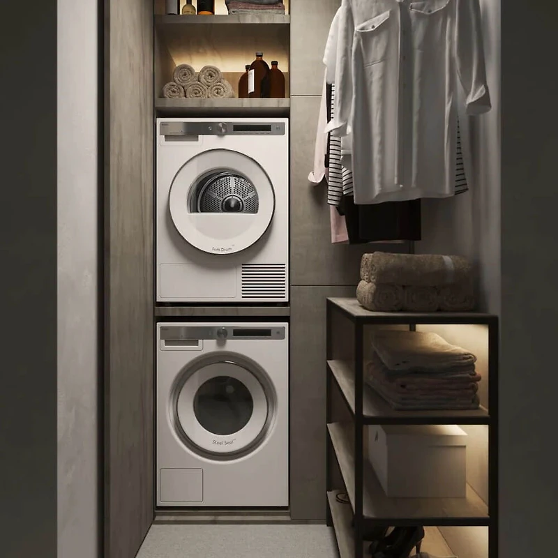 5.1 Cu. Ft. Style Series White Front Load Electric Dryer