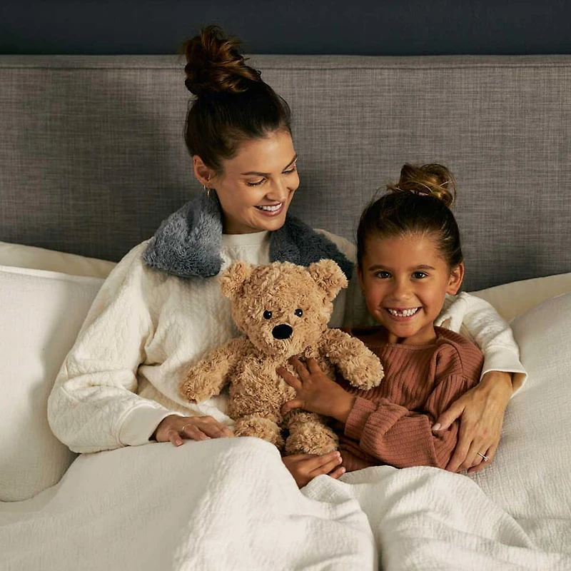 Microwavable French Lavender Scented Plush Brown Curly Bear