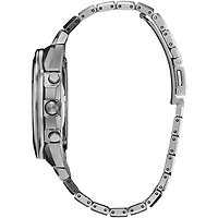 Super Titanium Armor Collection Solar Chronograph Watch - Two Tone Black/Gold-Tone Accents