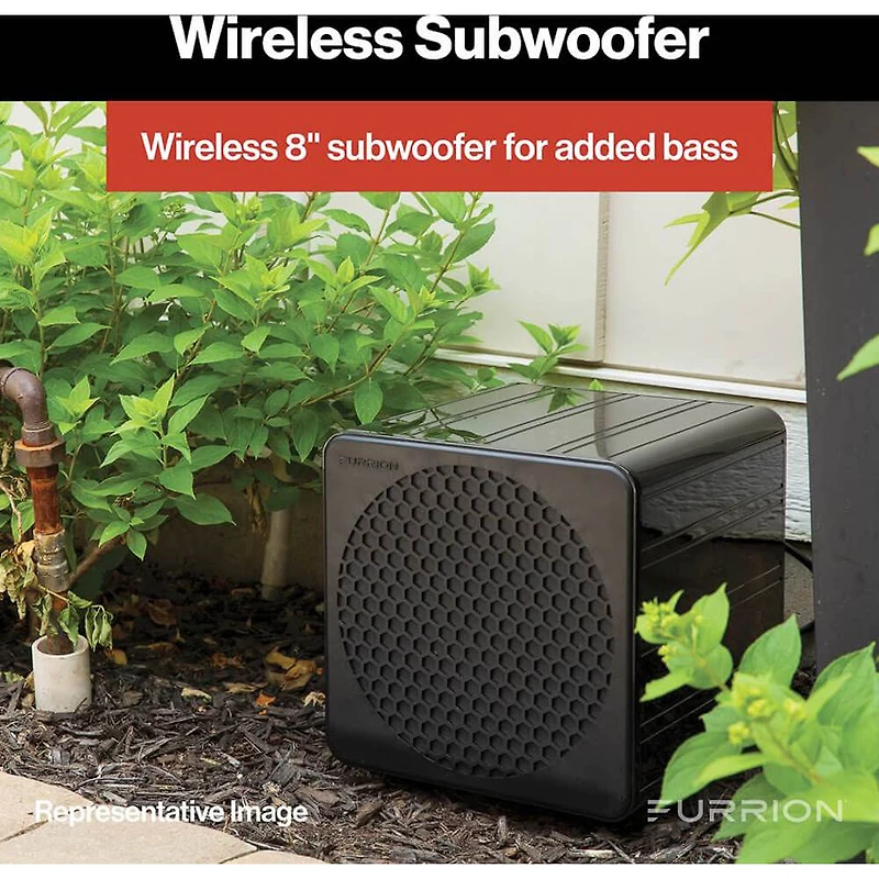 2.1 Channel Outdoor Soundbar with Wireless Subwoofer - Black