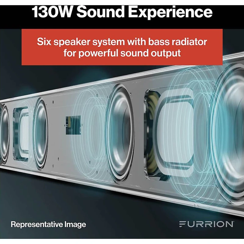 2.1 Channel Outdoor Soundbar with Wireless Subwoofer - Black