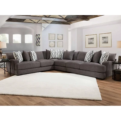 808 Journey Collection 3-Piece Sectional - Merriville Graphite