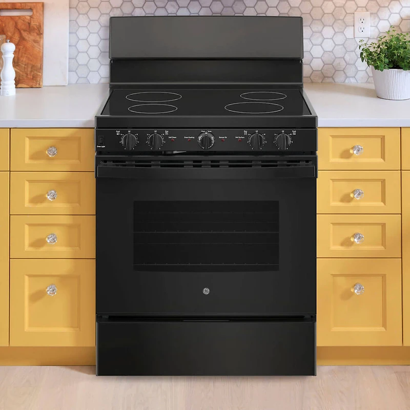 5.0 Cu. Ft. Black Freestanding Electric Range