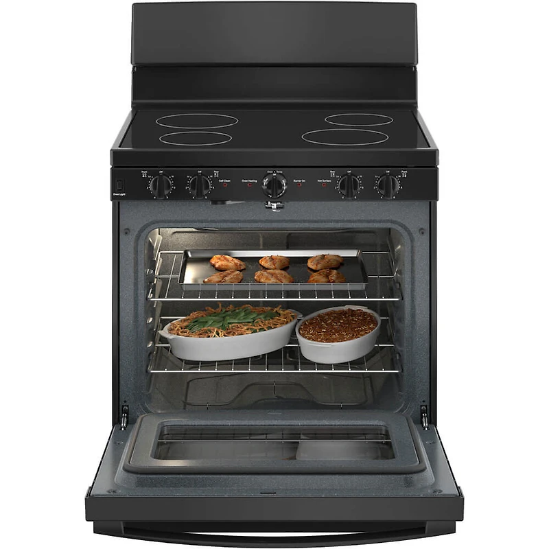 5.0 Cu. Ft. Black Freestanding Electric Range