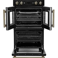 7.36 Cu. Ft. Black Built-In Double Electric Wall Oven