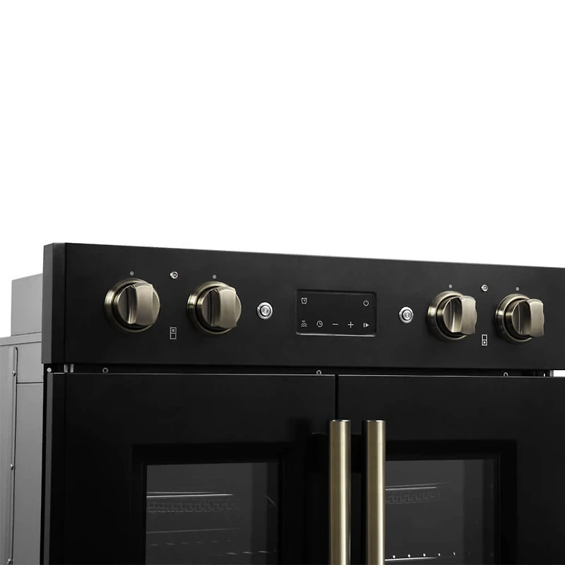 7.36 Cu. Ft. Black Built-In Double Electric Wall Oven