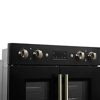 7.36 Cu. Ft. Black Built-In Double Electric Wall Oven