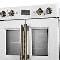 7.36 Cu. Ft. White Built-In Double Electric Wall Oven