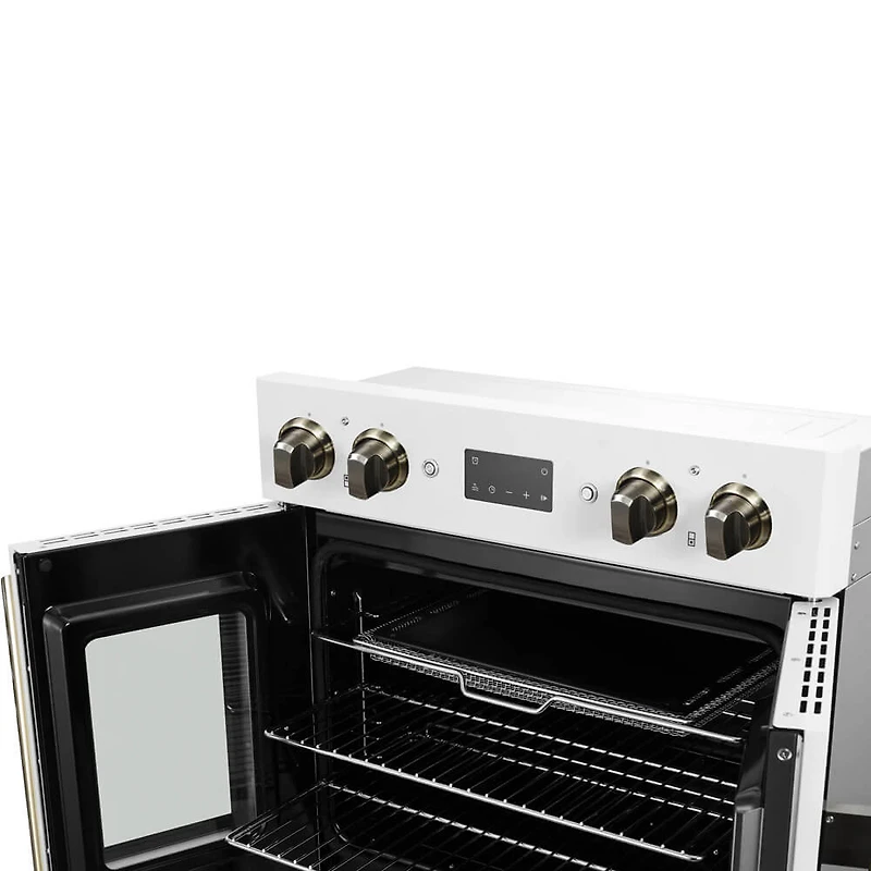 7.36 Cu. Ft. White Built-In Double Electric Wall Oven