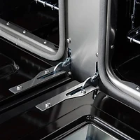 5.5 Cu. Ft. Black Freestanding Double Oven Dual Fuel Range