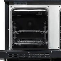 5.5 Cu. Ft. Black Freestanding Double Oven Dual Fuel Range