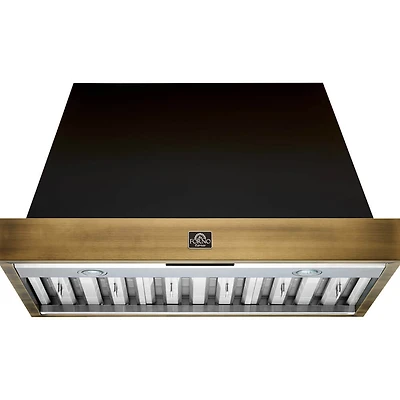 inch Black Wall Mount Chimney Range Hood