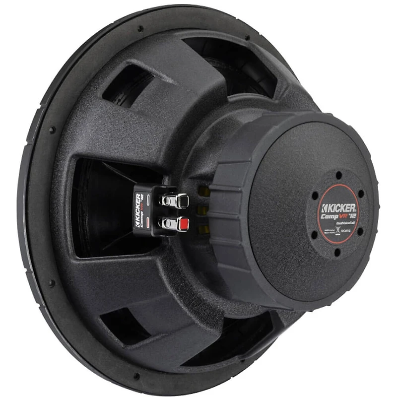 12 inch CompVR Series 4-Ohm with Dual Voice Coil Subwoofer