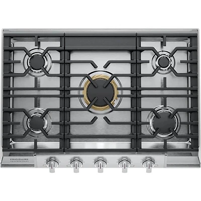 30 inch 5 Sealed Burner Stainless Gas Cooktop