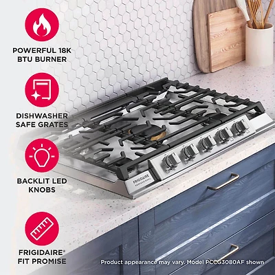 36 inch Stainless 5 Burner Gas Cooktop