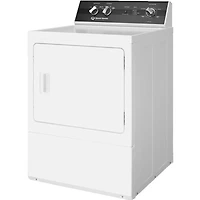 7 Cu. Ft. White Top Load Electric Dryer With Extended Tumble