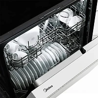 52 dBA White Front Control Hybrid Tub Dishwasher