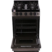 2.4 Cu. Ft. Stainless Freestanding Gas Range