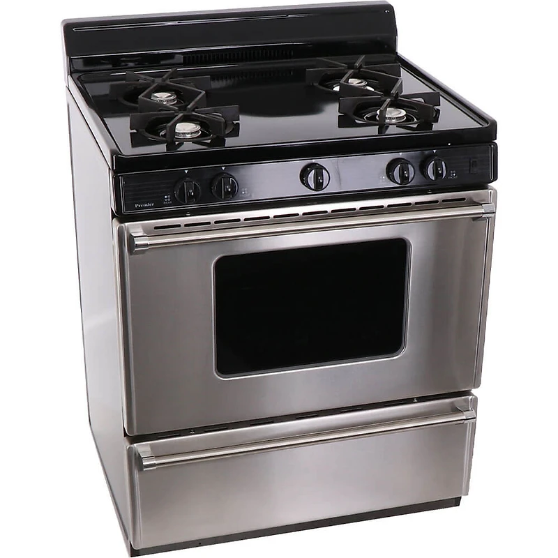 3.9 Cu. Ft. Stainless Freestanding Gas Range