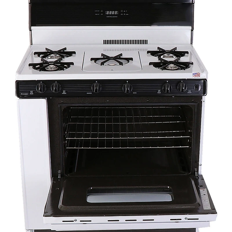 3.9 Cu. Ft. White Freestanding Gas Range