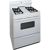 3.9 Cu. Ft. White Freestanding Gas Range