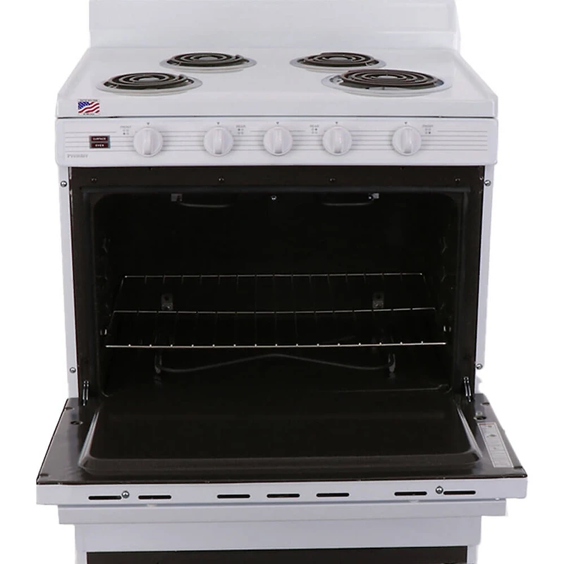 3.9 Cu. Ft. White Freestanding Electric Range