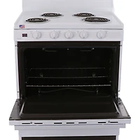 3.9 Cu. Ft. White Freestanding Electric Range