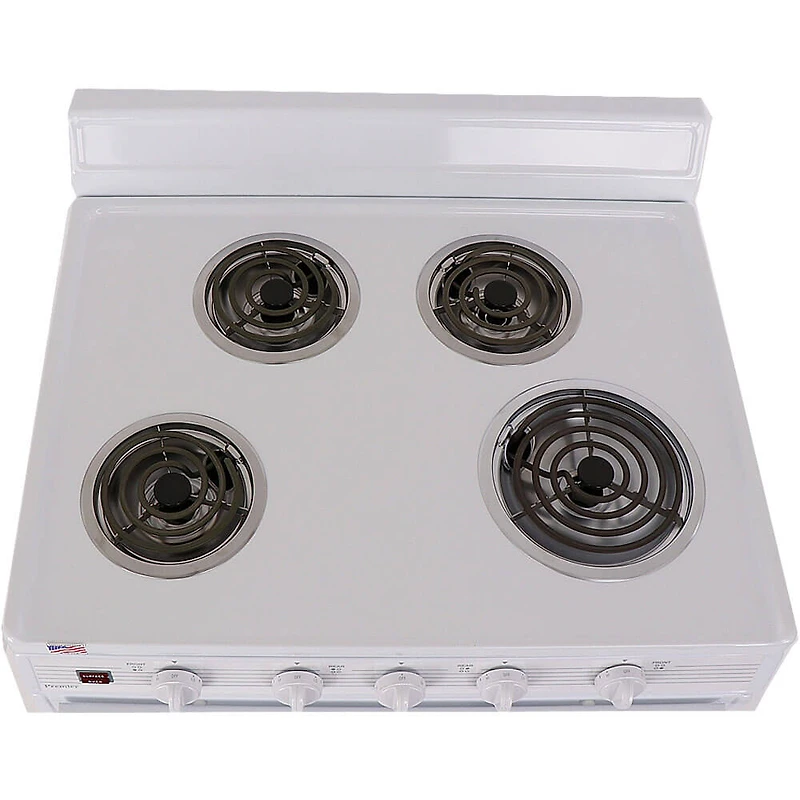 3.9 Cu. Ft. White Freestanding Electric Range