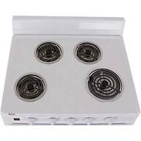 3.9 Cu. Ft. White Freestanding Electric Range