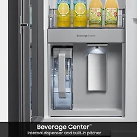 29 Cu. Ft. Bespoke Flex Stainless 4-Door French Door Smart Refrigerator