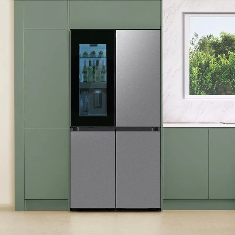 29 Cu. Ft. Bespoke Flex Stainless 4-Door French Door Smart Refrigerator