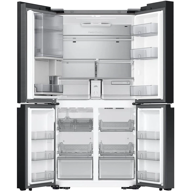 29 Cu. Ft. Bespoke Flex Stainless 4-Door French Door Smart Refrigerator
