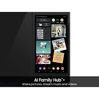 23 Cu. Ft. Black Counter-Depth 4-Door French Door Smart Refrigerator