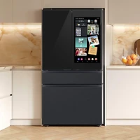 23 Cu. Ft. Black Counter-Depth 4-Door French Door Smart Refrigerator