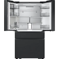 23 Cu. Ft. Black Counter-Depth 4-Door French Door Smart Refrigerator