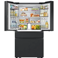23 Cu. Ft. Black Counter-Depth 4-Door French Door Smart Refrigerator