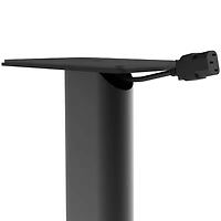 26” Floor Speaker Stands with Security Mounting Screws (Pair) - Black