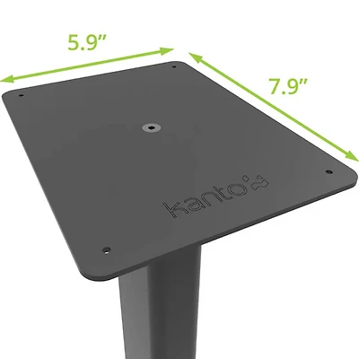 28 inch Universal Bookshelf Speaker Floor Stand (Pair) - Black