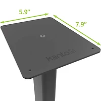 28 inch Universal Bookshelf Speaker Floor Stand (Pair) - Black